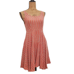 Hot Knots Pink Blush Flowy Dress Women's Small Pocketed Sleeveless